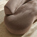 Modway Rialta Curved Left-Arm Slub Weave Fabric Sectional Loveseat in Mocha - lifestyle view 16