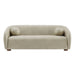 Modway Holland 85" Vegan Leather Sofa in Mineral - detail view
