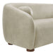Modway Holland 85" Vegan Leather Sofa in Mineral - lifestyle view