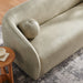 Modway Holland 85" Vegan Leather Sofa in Mineral - lifestyle view 17