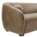 Modway Holland 85" Vegan Leather Sofa in Mushroom - lifestyle view