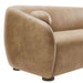 Modway Holland 85" Vegan Leather Sofa in Toast - lifestyle view