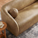 Modway Holland 85" Vegan Leather Sofa in Toast - lifestyle view 16