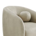 Modway Holland Swivel Vegan Leather Armchair in Mineral - lifestyle view