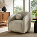 Modway Holland Swivel Vegan Leather Armchair in Mineral - lifestyle view 21