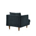Modway Zoya Down Filled Overstuffed Armchair in Azure - angled view