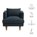 Modway Zoya Down Filled Overstuffed Armchair in Azure - dimensions and specifications