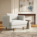 Modway Zoya Down Filled Overstuffed Armchair in Ivory Fabric - lifestyle view 19