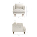 Modway Zoya Down Filled Overstuffed Armchair in Ivory Fabric - dimensions and specifications 23