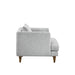 Modway Zoya Down Filled Overstuffed Armchair in Light Gray Fabric - detail view