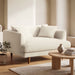 Modway Zoya Down Filled Overstuffed Boucle Chair-and-a-Half in Cream - lifestyle view 21