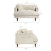 Modway Zoya Down Filled Overstuffed Boucle Chair-and-a-Half in Cream - dimensions and specifications 27