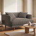 Modway Zoya Down Filled Overstuffed Boucle Chair-and-a-Half in Earth - lifestyle view 20