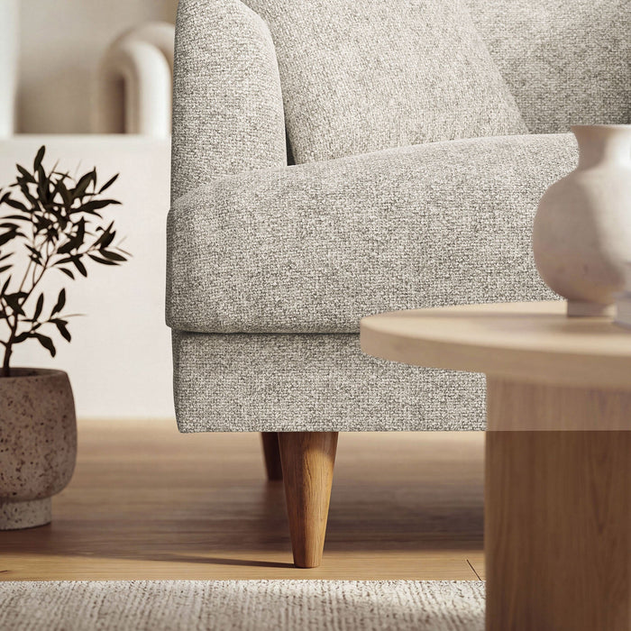 Modway Zoya Down Filled Overstuffed Boucle Chair-and-a-Half in Fog - lifestyle view 16