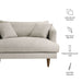 Modway Zoya Down Filled Overstuffed Boucle Chair-and-a-Half in Fog - dimensions and specifications