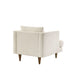 Modway Zoya Down Filled Overstuffed Boucle Armchair in Cream - angled view