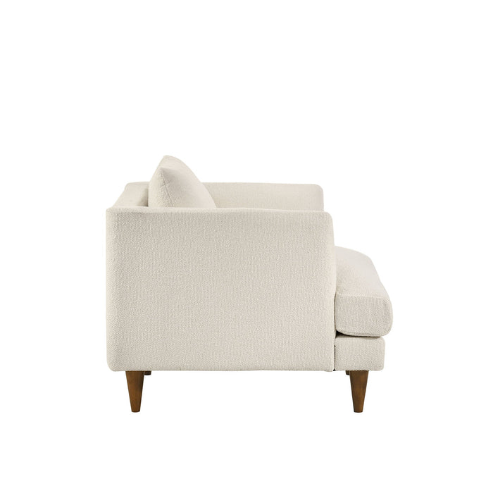 Modway Zoya Down Filled Overstuffed Boucle Armchair in Cream - detail view