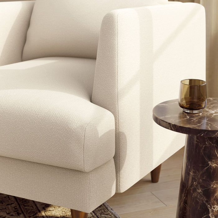Modway Zoya Down Filled Overstuffed Boucle Armchair in Cream - lifestyle view 18
