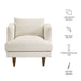 Modway Zoya Down Filled Overstuffed Boucle Armchair in Cream - dimensions and specifications