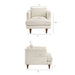 Modway Zoya Down Filled Overstuffed Boucle Armchair in Cream - dimensions and specifications 27