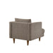 Modway Zoya Down Filled Overstuffed Boucle Armchair in Earth - angled view
