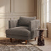 Modway Zoya Down Filled Overstuffed Boucle Armchair in Earth - lifestyle view 20