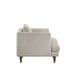 Modway Zoya Down Filled Overstuffed Boucle Armchair in Fog - detail view