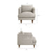 Modway Zoya Down Filled Overstuffed Boucle Armchair in Fog - dimensions and specifications 23
