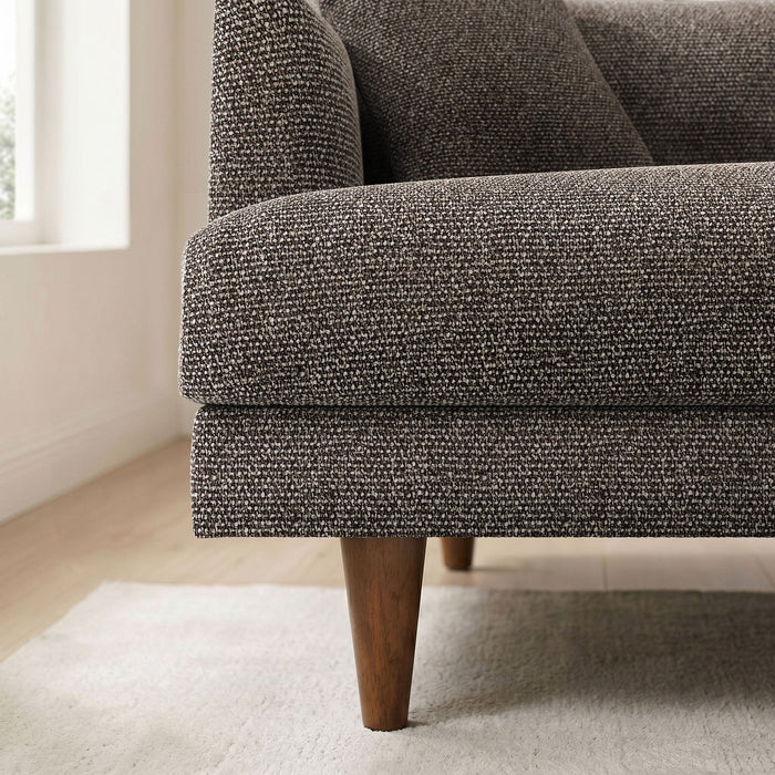 Modway Zoya Down Filled Overstuffed Boucle Sofa in Earth - lifestyle view 17
