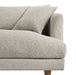 Modway Zoya Down Filled Overstuffed Boucle Sofa in Fog - lifestyle view