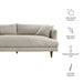Modway Zoya Down Filled Overstuffed Boucle Sofa in Fog - dimensions and specifications