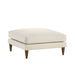 Modway Zoya Down Filled Overstuffed Boucle Ottoman in Cream - front view