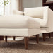 Modway Zoya Down Filled Overstuffed Boucle Ottoman in Cream - lifestyle view