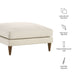 Modway Zoya Down Filled Overstuffed Boucle Ottoman in Cream - dimensions and specifications