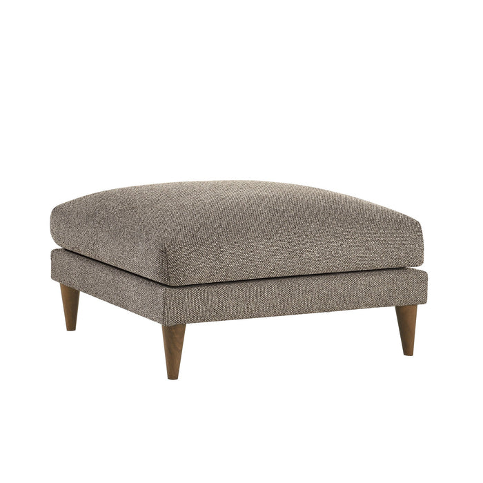 Modway Zoya Down Filled Overstuffed Boucle Ottoman in Earth - front view