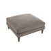 Modway Zoya Down Filled Overstuffed Boucle Ottoman in Earth - angled view