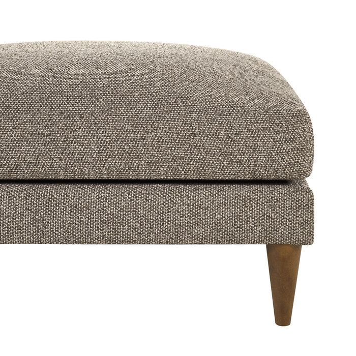 Modway Zoya Down Filled Overstuffed Boucle Ottoman in Earth - detail view