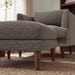 Modway Zoya Down Filled Overstuffed Boucle Ottoman in Earth - lifestyle view