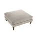 Modway Zoya Down Filled Overstuffed Boucle Ottoman in Fog - angled view