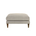 Modway Zoya Down Filled Overstuffed Boucle Ottoman in Fog - side view