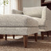 Modway Zoya Down Filled Overstuffed Boucle Ottoman in Fog - lifestyle view