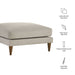 Modway Zoya Down Filled Overstuffed Boucle Ottoman in Fog - dimensions and specifications