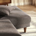 Modway Zoya Right-Facing Down Filled Overstuffed Boucle Sectional Sofa in Earth - side view