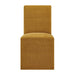 Modway Aster Slub Weave Fabric Slipcovered Dining Chairs Set of 2 in Copper - lifestyle view
