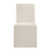 Modway Aster Slub Weave Fabric Slipcovered Dining Chairs Set of 2 in Ecru - lifestyle view