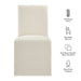 Modway Aster Slub Weave Fabric Slipcovered Dining Chairs Set of 2 in Ecru - dimensions and specifications