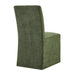Modway Aster Slub Weave Fabric Slipcovered Dining Chairs Set of 2 in Foliage - detail view