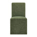 Modway Aster Slub Weave Fabric Slipcovered Dining Chairs Set of 2 in Foliage - lifestyle view