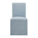 Modway Aster Slub Weave Fabric Slipcovered Dining Chairs Set of 2 in Sky - lifestyle view