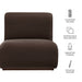 Modway Denby Performance Velvet Accent Chair in Chocolate Brown - dimensions and specifications